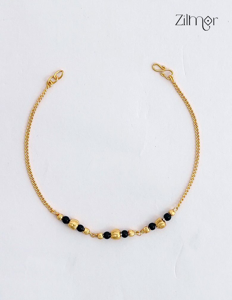 18K Gold Plated Coral Bead Bracelet  - PP1012584