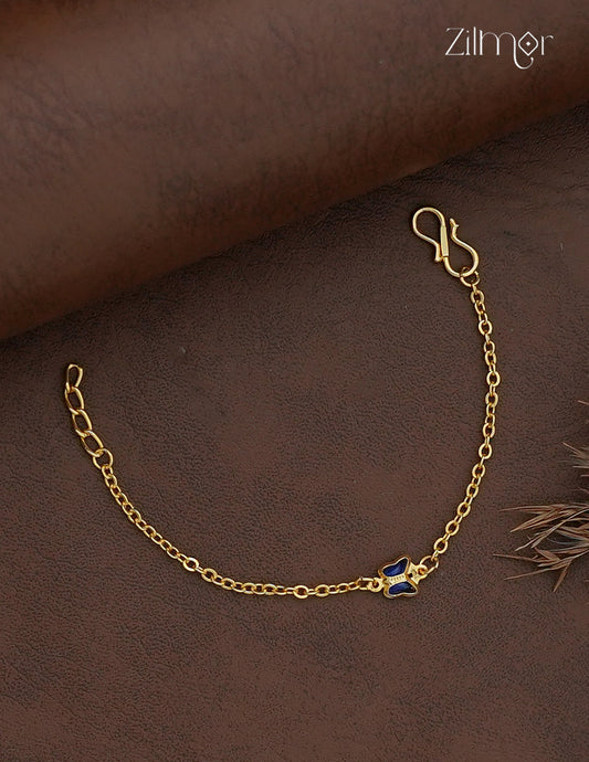 18K Gold Plated Butterfly Chain Bracelet - KY1013095