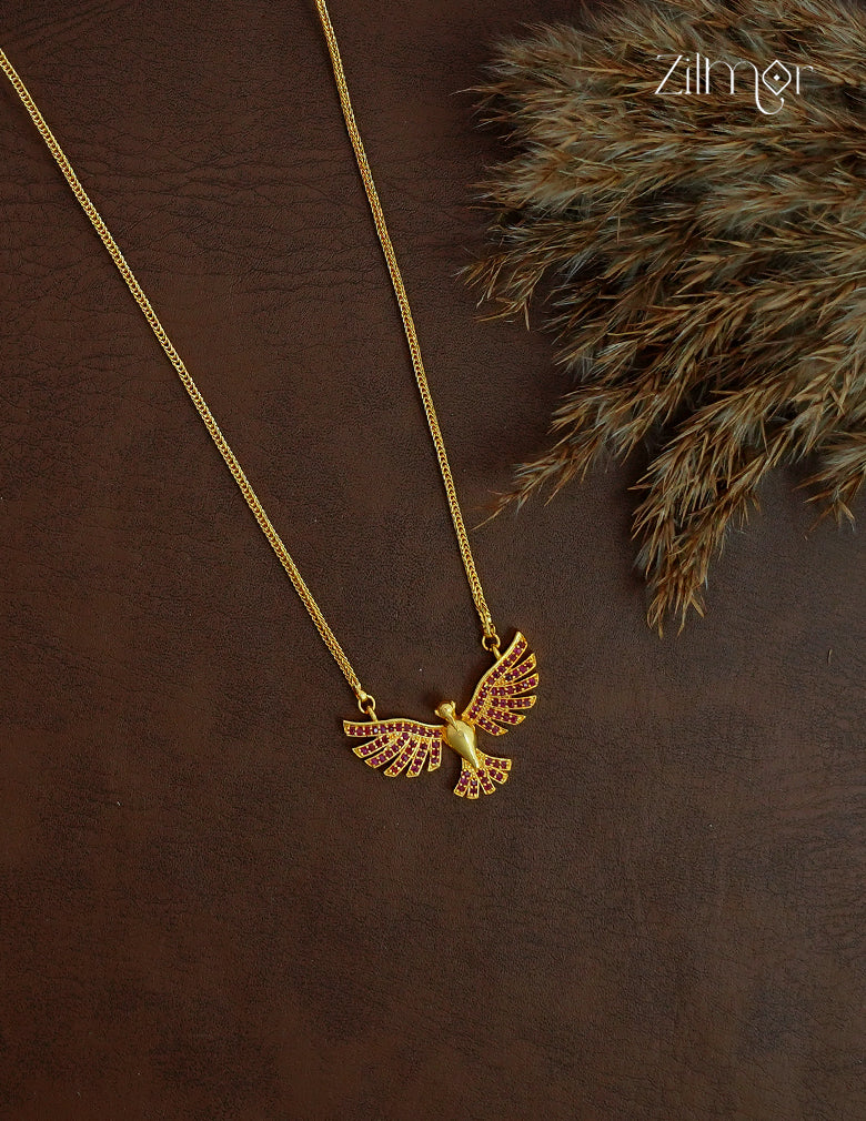 18K Gold Plated Garuda AD Stone Pendant Necklace – AG1012514