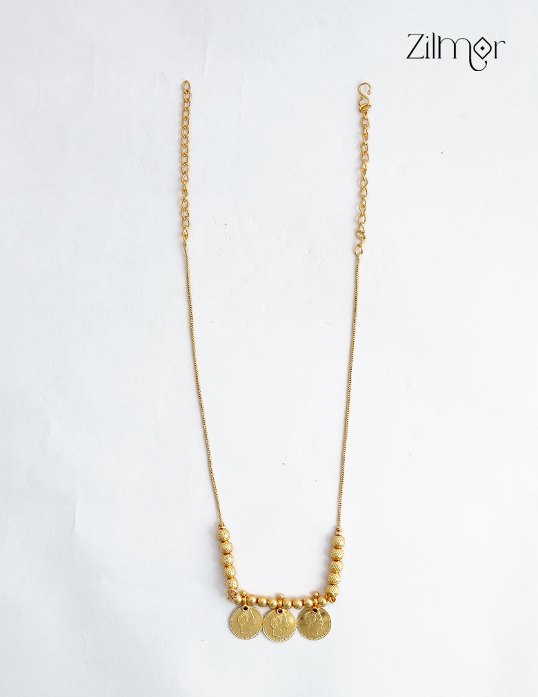 18K Gold Plated Kaashu Coin Necklace - PP1012660