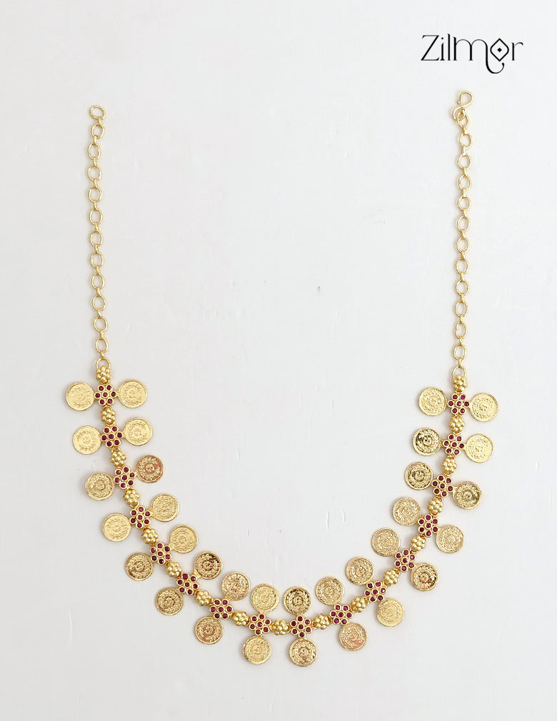 18K Gold Plated  Kaashu Coin Necklace - ZS1012430