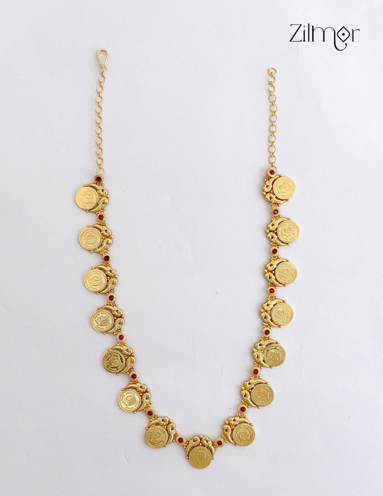 18K Gold Plated Kaashu Coin Necklace - ZS1012537