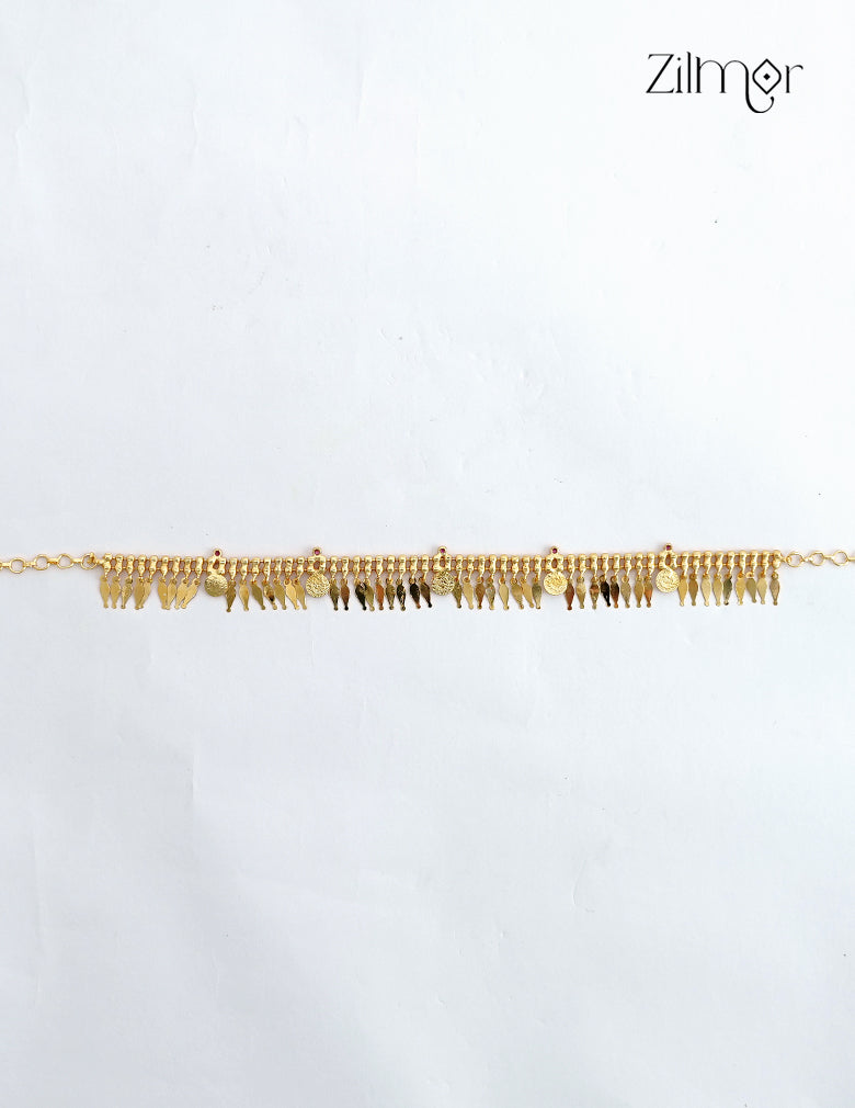18K Gold Plated Kaashu Elakkathali Choker Necklace - KF1012666