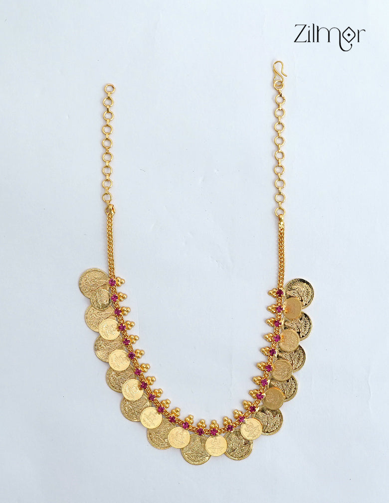 18K Gold Plated Kaashu Lakshmi Coin Choker Necklace – ZS1012547