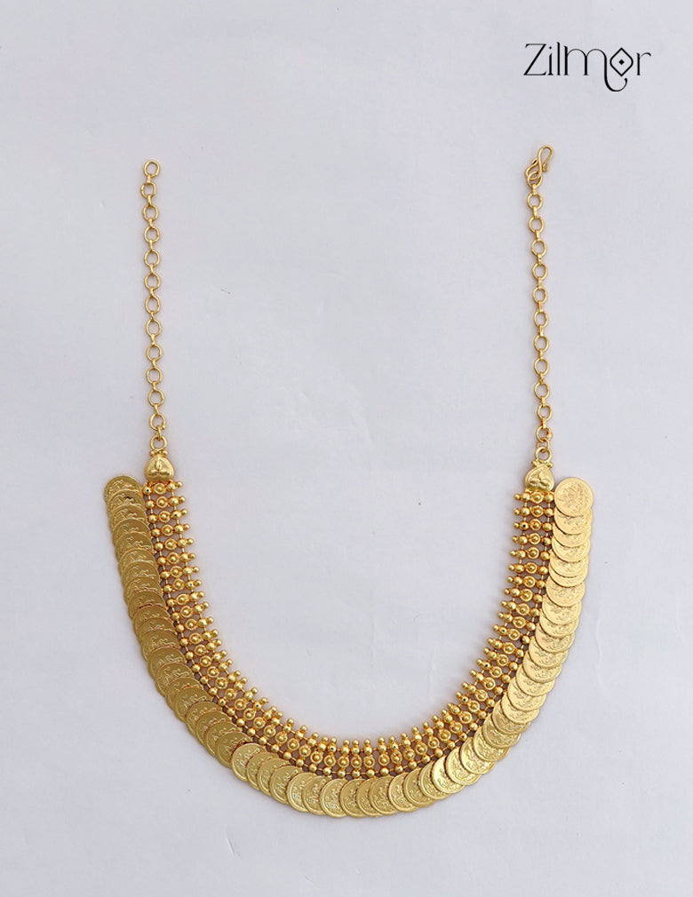 18K Gold Plated Kaashu Lakshmi Coin Necklace - ZS1012539