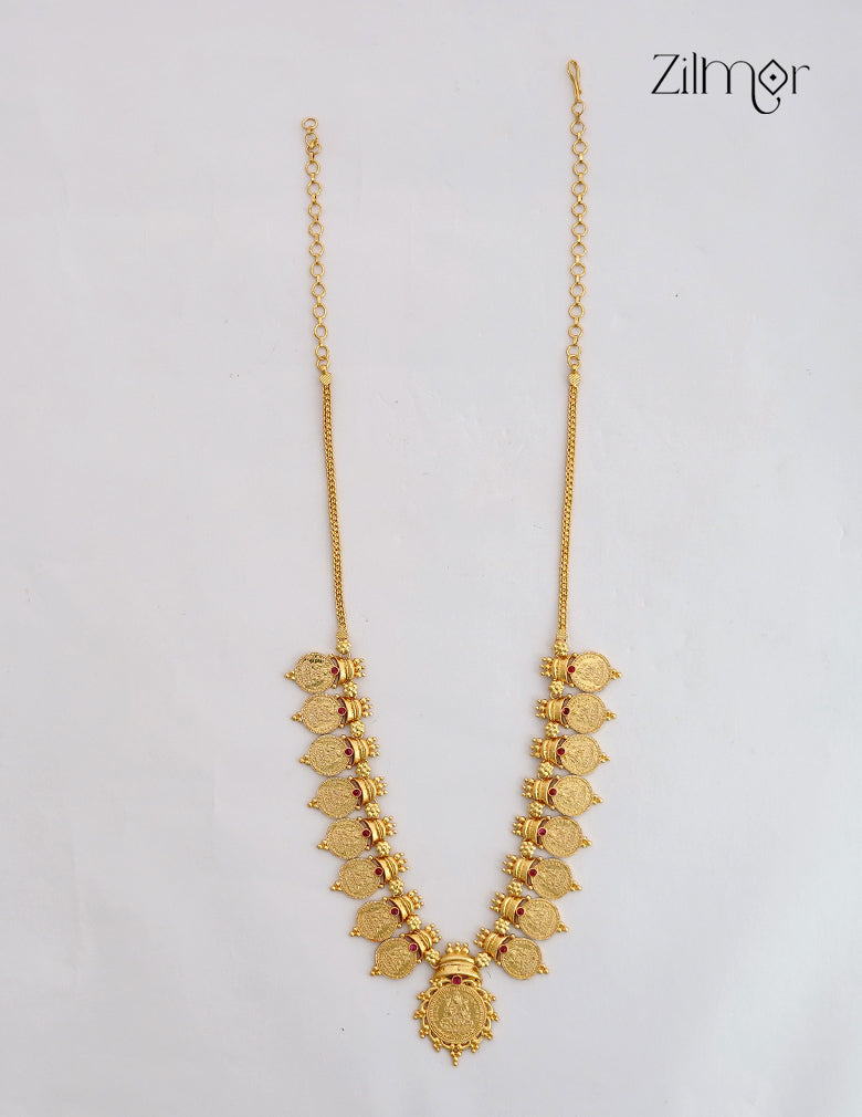 18K Gold Plated Kaashu Lakshmi Coin Necklace - ZS1012609