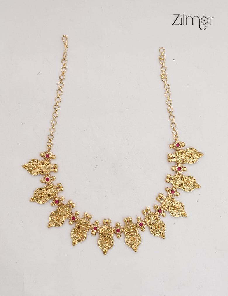 18K Gold Plated Kaashu Lakshmi Coin Necklace - ZS1012792