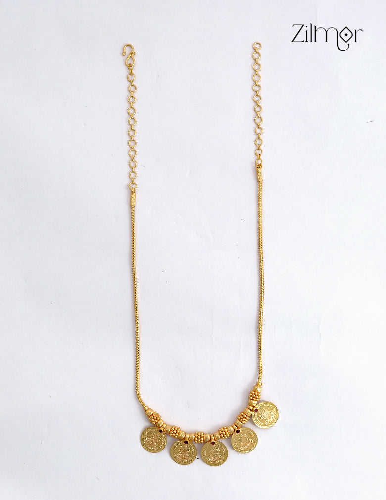18K Gold Plated Kaashu Lakshmi Coin Necklace –  ZS1012549