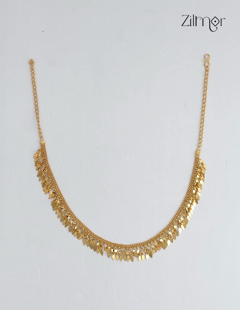 18K Gold Plated Kerala Style Antique Elakka Thali Choker Necklace - ZY1012450