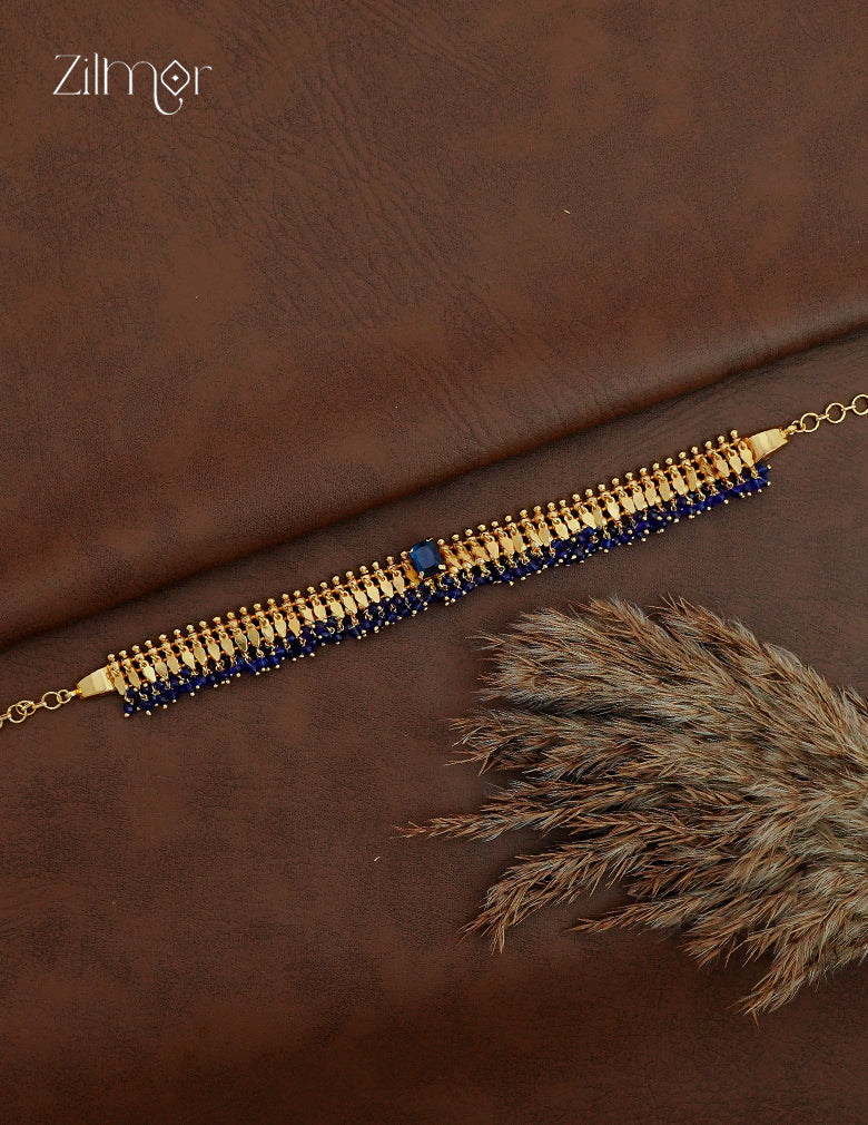 18K Gold Plated Kerala Style Elakkathali Choker Necklace - AC1012556