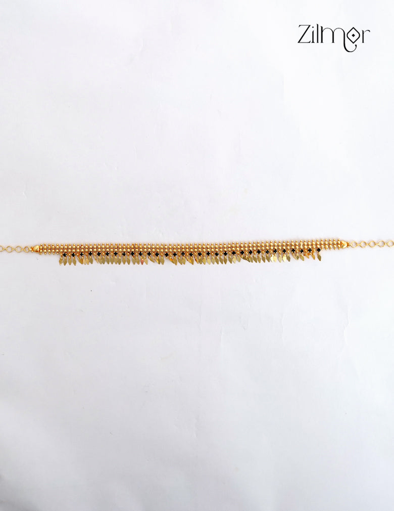 18K Gold Plated Kerala Style Elakkathali Choker Necklace - AC1012624