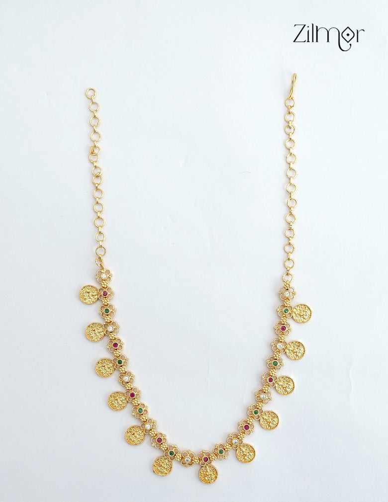 18K Gold Plated Lakshmi Coin Necklace - TR1012522