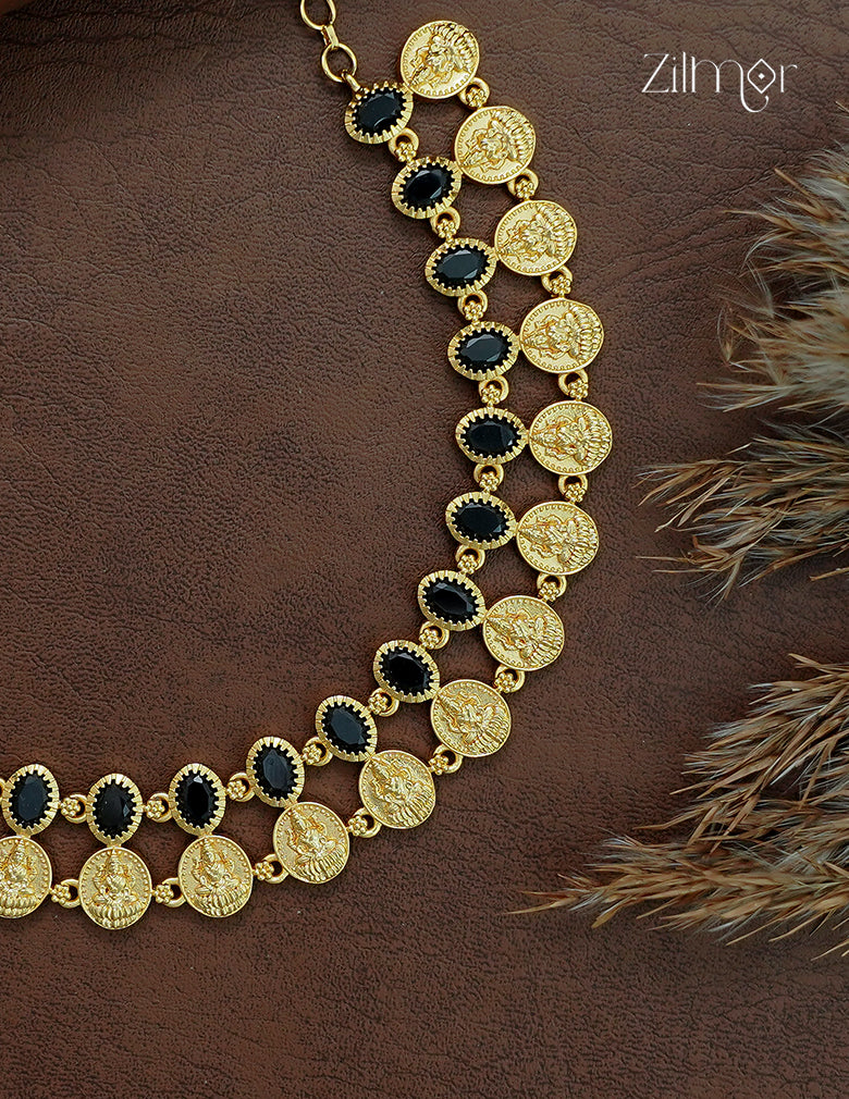 18K Gold Plated Lakshmi Coin Necklace (Color Options) - TR1012461