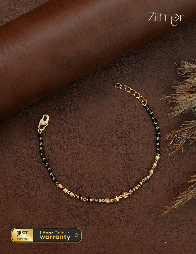 18K Gold Plated  Mangalsutra Bracelet - SG1012826