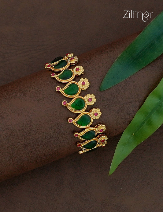 18K Gold Plated Mango Palakka Bridal Bangle - ZS1012455