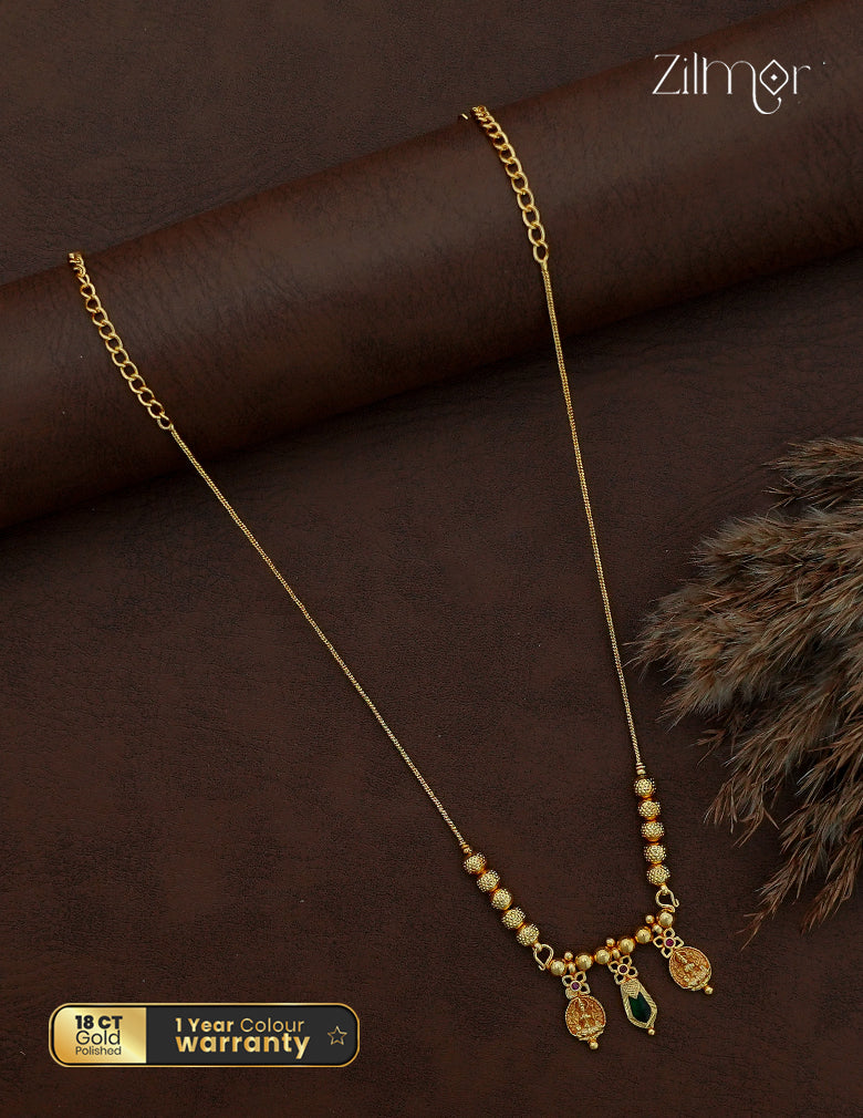 18K Gold Plated Nagapadam Pendant Necklace - PP1012661