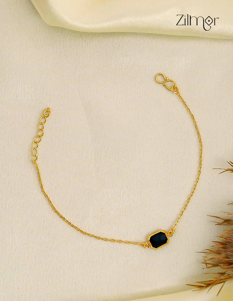 18K Gold Plated Octagonal Stone Bracelet - SK1012602