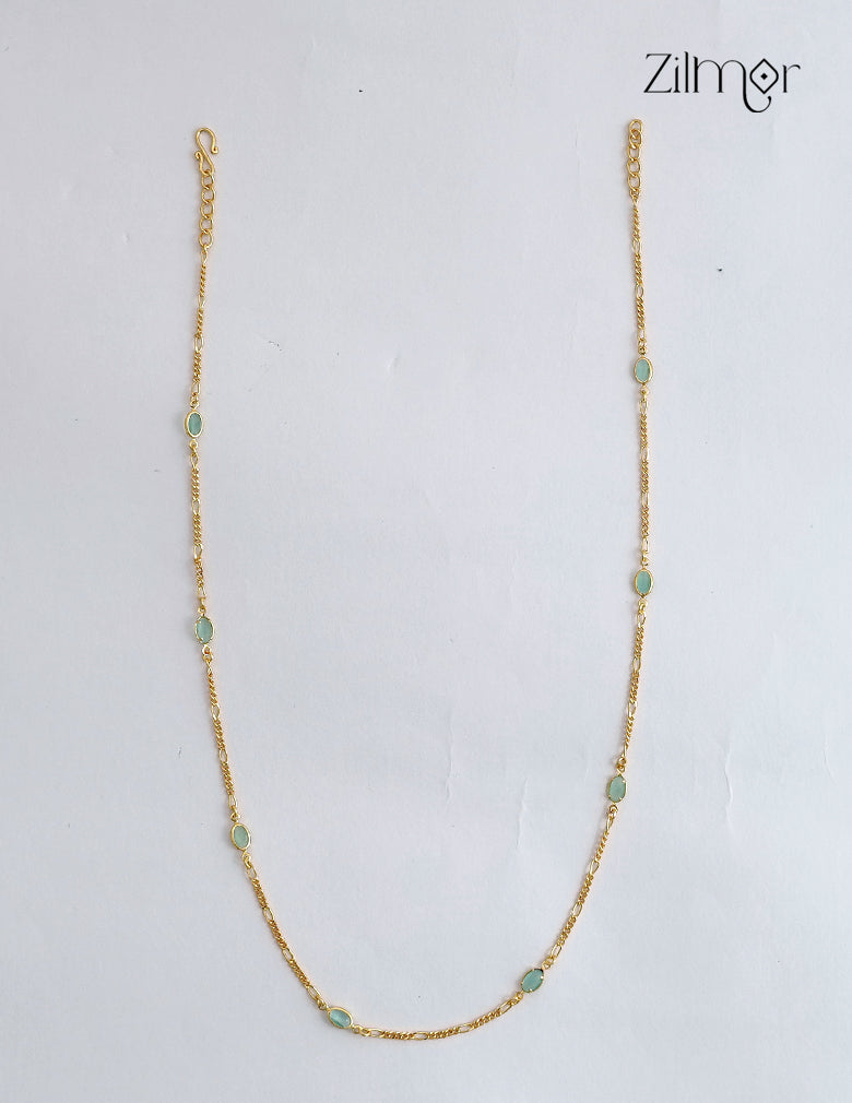 18K Gold Plated Semi Precious Stone Necklace - KT1012475