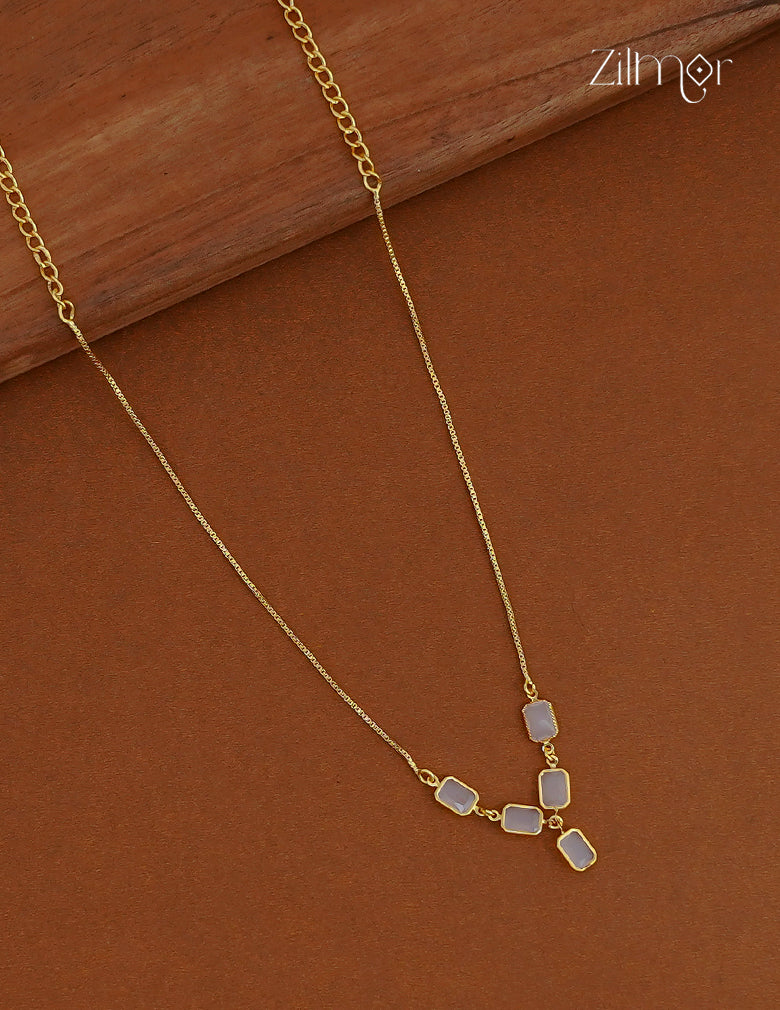18k Gold plated necklace with pendant 