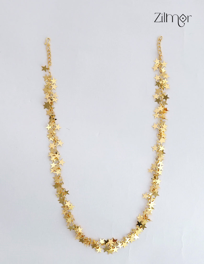 18K Gold Plated Star Charm Necklace - KT1012474