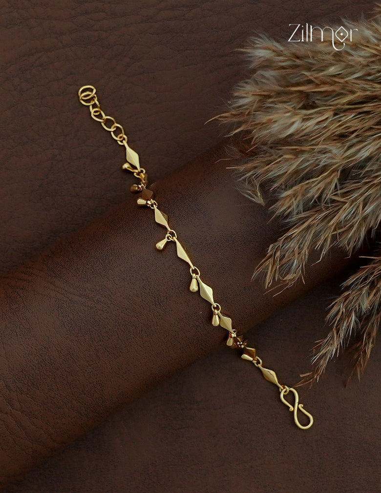 18K Gold Plated Teardrop Dangles Bracelet - SK1012611