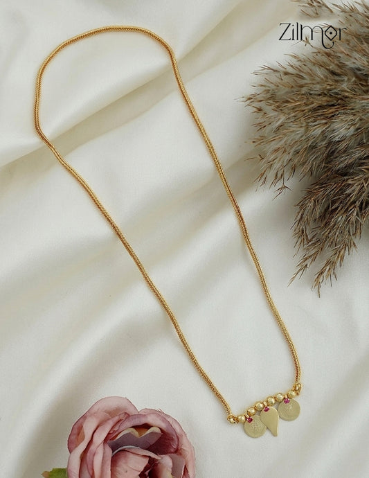 18K Gold Plated Thaali Chain with Lakshmi Coin Pendant Necklace - TR1012451