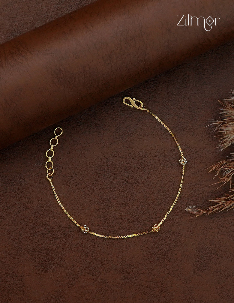 18K Gold & White Gold Bracelet - SG1012827