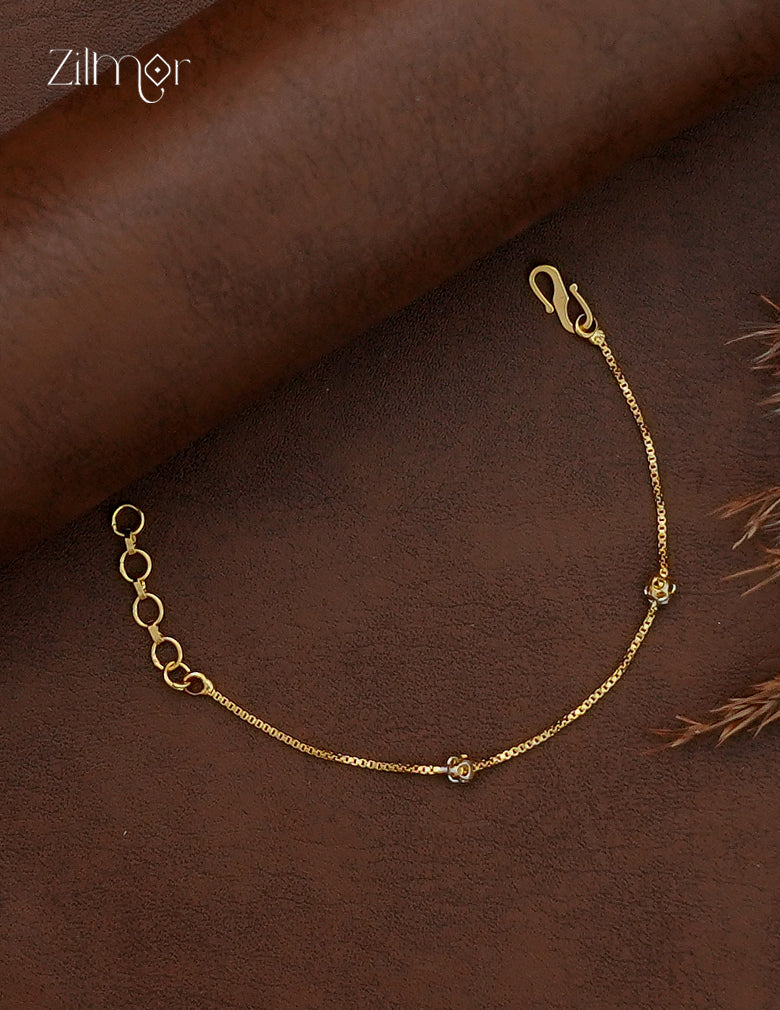 18K Gold & White Gold Bracelet - SG1012827