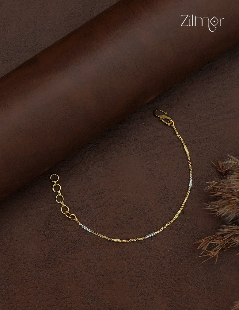 18K Gold & White Gold Bracelet  - SG1013138