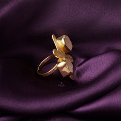 KR200127 - Natural Raw Stone Ring 4-Zilmor