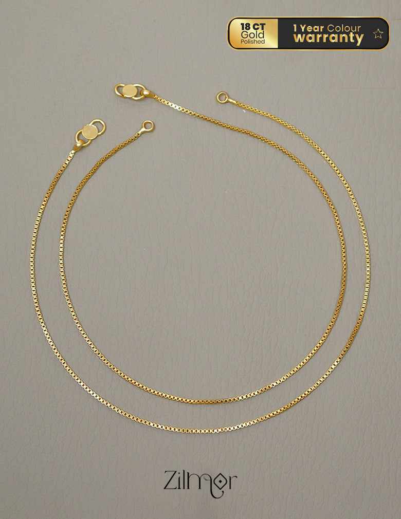 KY1011783 - Gold plated Bracelet & pair Anklet Combo (Color Option) 5-Zilmor