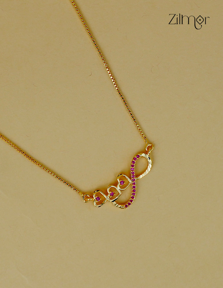  Gold  toned Simple Chain Necklace