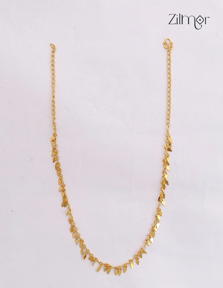 18k Gold Plated  kerala style ElakkaThali choker Necklace  - KY1012546