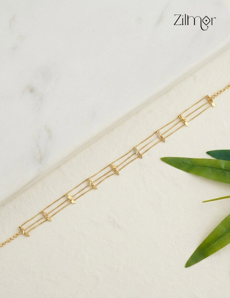 18k Gold Plated  kerala style ElakkaThali choker Necklace  - PE1012366