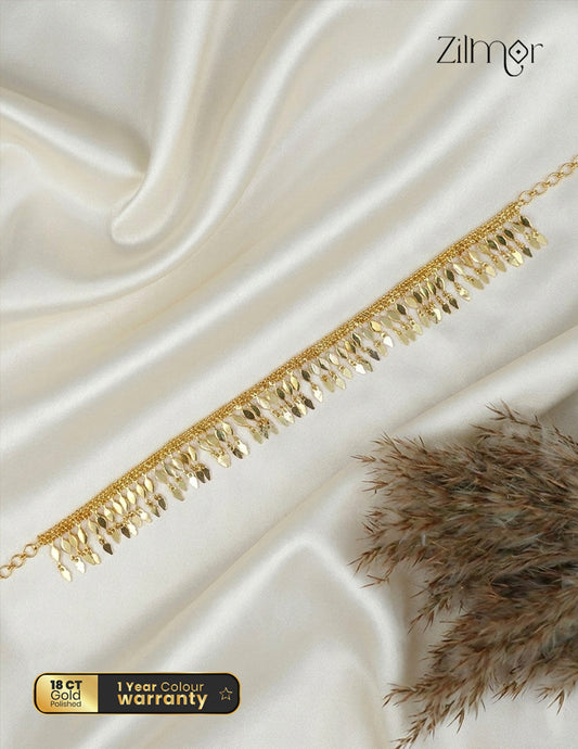 Gold tone kerala style Elakka Thali choker Necklace