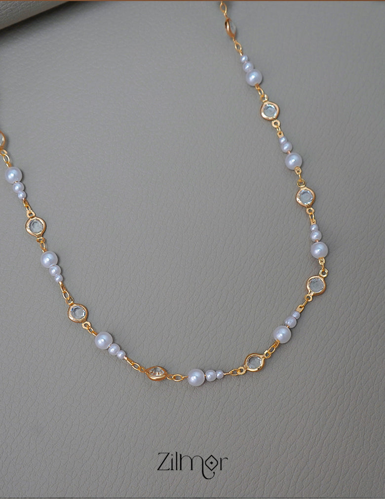 PE101519 - Fresh water Pearl  Necklace 3-Zilmor