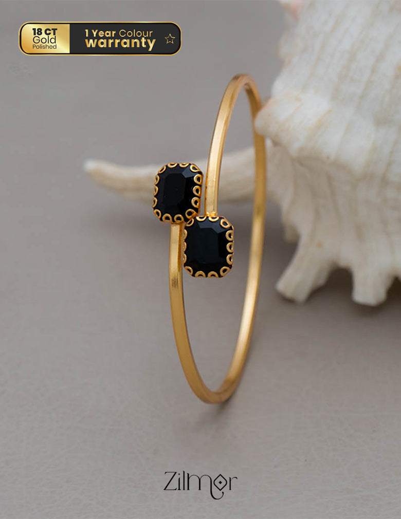 TR101975 - Gold Plated Adjustable Bangle