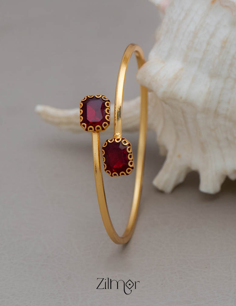 TR101975 - Gold Plated Adjustable Bangle