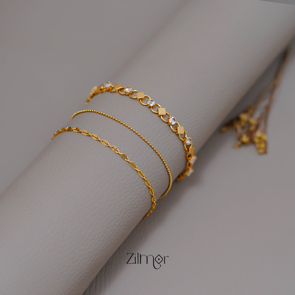 KY1011537 - Gold toned Combo Bracelet