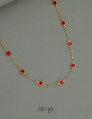 PE1011298 - Semi Precious stone daily wear necklace 2-Zilmor