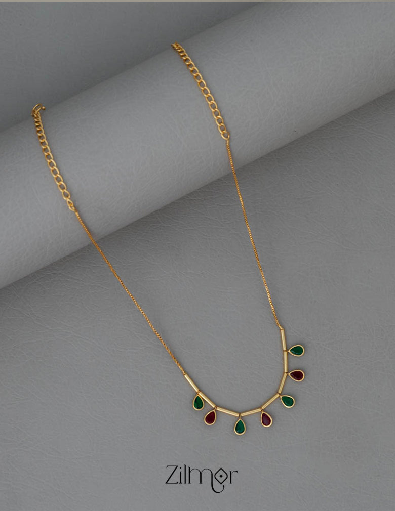 MORELLATO 5407 １POINT GOLD CARBON CIRCLE NECKRACE ZEUS New Hip Hop Fashion Gold Color Chain 13mm/24