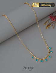 PE101657  - Gold tone Simple Necklace 3-Zilmor