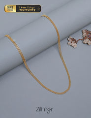 KY101502 - Anti Tarnish Triple Layer Dot Chain Necklace 1-Zilmor