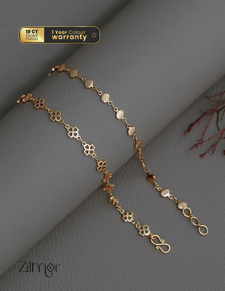 KY1011785 - Gold plated  Bracelets Combo 1-Zilmor