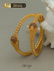 KF101277  - Gold Plated Bangle (pair)