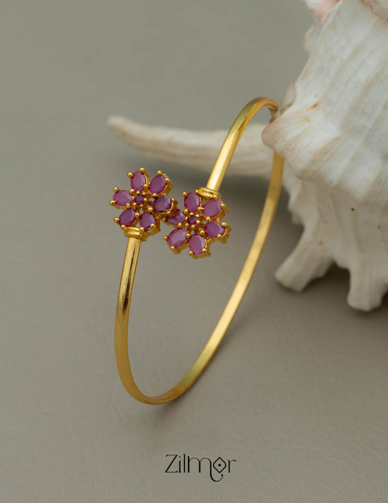 KF101689 - Gold Plated Adjustable Bangle 3-Zilmor