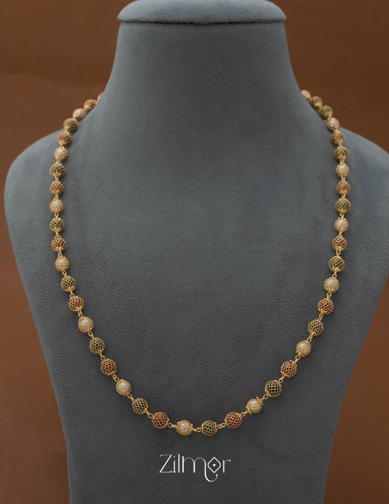 PE101914 - Semiprecious Stone Simple Necklace 2-Zilmor