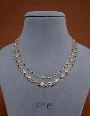 KY1011125 - Gold Tone Necklace Bracelet Set 2-Zilmor