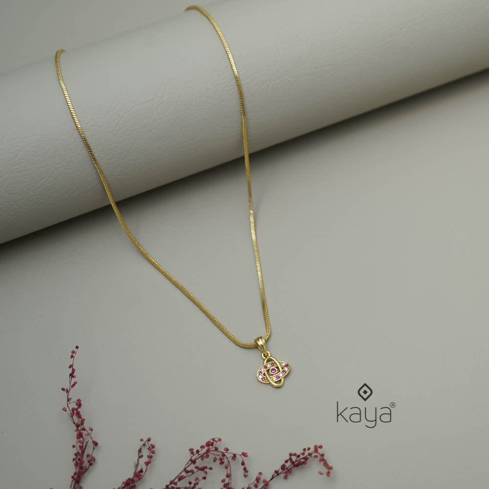 Simple pendant Necklace -SR100551