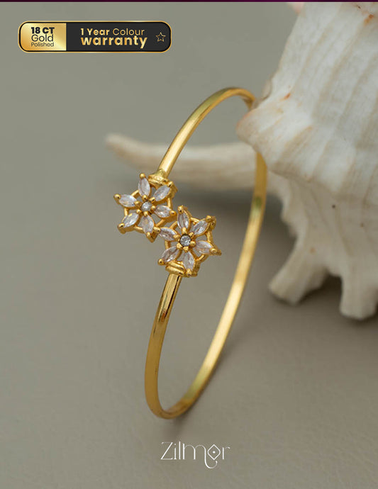 KF101672  - Gold Plated Adjustable Bangle 1-Zilmor